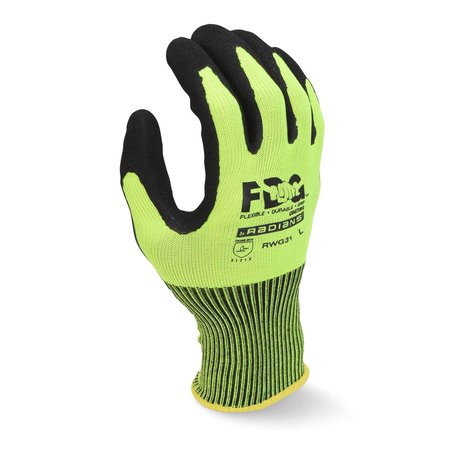 Radians Gloves FDG Coat High Visibility Work Glove - L PR RWG31L